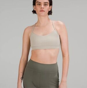 Lululemon Flow Y Bra Raw Linen 8